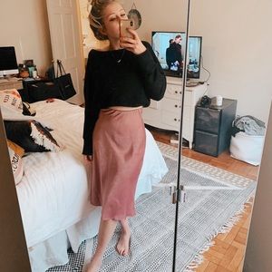 Pink skirt